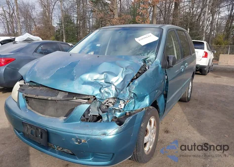 2000 Mazda Mpv Dx/Es/Lx из США, поврежденный, VIN JM3LW28G1Y0101690